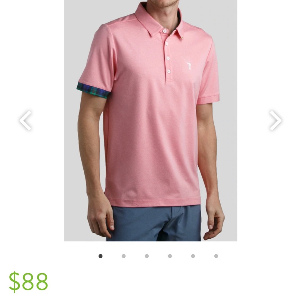 William Murray classic polo - salmon color LIKE NEW